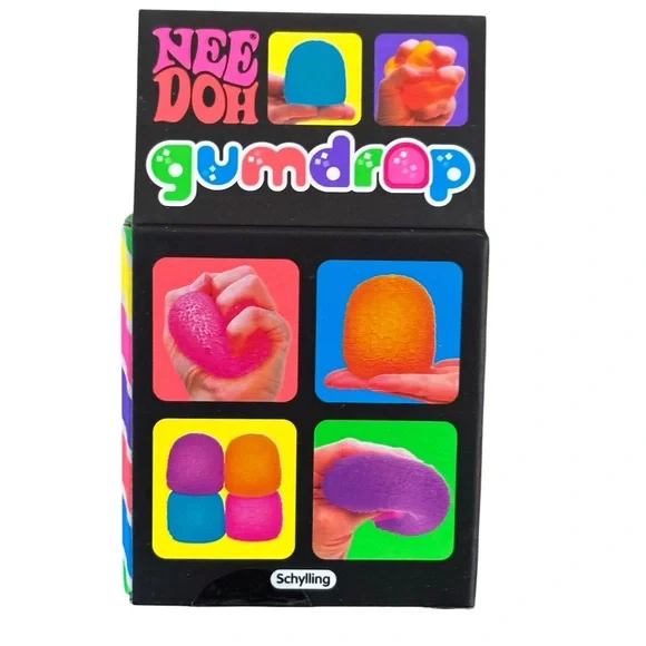 Needoh New Gum Drop Blue Schylling Sensory stress relief - Picture 2 of 7